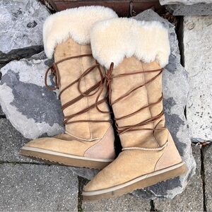 PAJAR Women's Tan Fur-Lined Boots